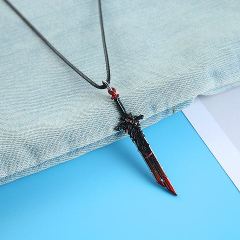 Weapons Necklace  Gravestone Choker Sword Pendant-JW01267-Veeddydropshipping