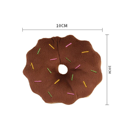 Pet Puppy Dog Donuts Squeaky Cleaning Teeth-HA01511-Veeddydropshipping