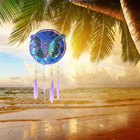 DIY Diamond Painting Dream Catcher Wind Chimes-HA00115-Veeddydropshipping