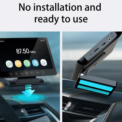 1 Set Useful Car Monitor  Touch Control Plug-and-Play Car Display Screen-AM00689-Veeddydropshipping
