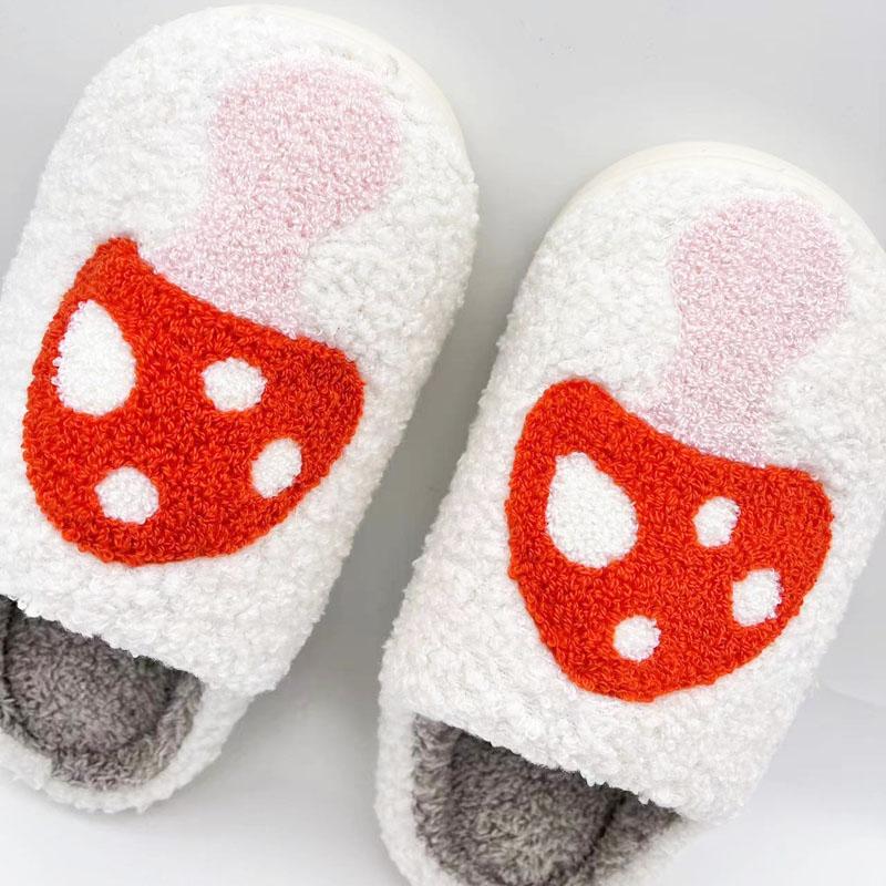 Warm Plush Memory Foam Slide Slippers Home Men-BS01235-Veeddydropshipping