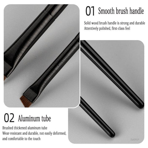 Blade Makeup Brushes Angled Thin Eyebrow Brush-BH00734-Veeddydropshipping
