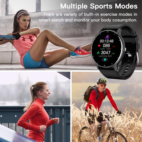 Smartwatch Heart Rate Monitor Waterproof Watches For IOS Android-JW00963-Veeddydropshipping