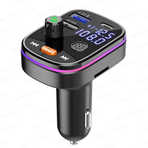 Bluetooth 5.0 Wireless FM Transmitter Dual Display-PA01185-Veeddydropshipping