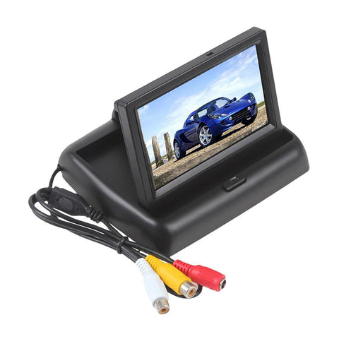 Foldable Parking Monitor 4.3 Inch TFT LCD Screen HD Car Reversing-AM00682-Veeddydropshipping