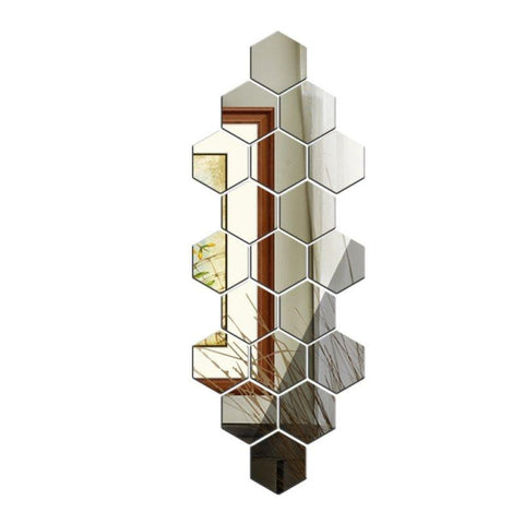 Mirror Post Stairs Three-dimensional Decorative Wall-HA00195-Veeddydropshipping