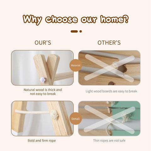 1Set Baby Fitness Frames Wooden Rattle Toys Baby Activity Gym Mobile Suspension-TB00506-Veeddydropshipping
