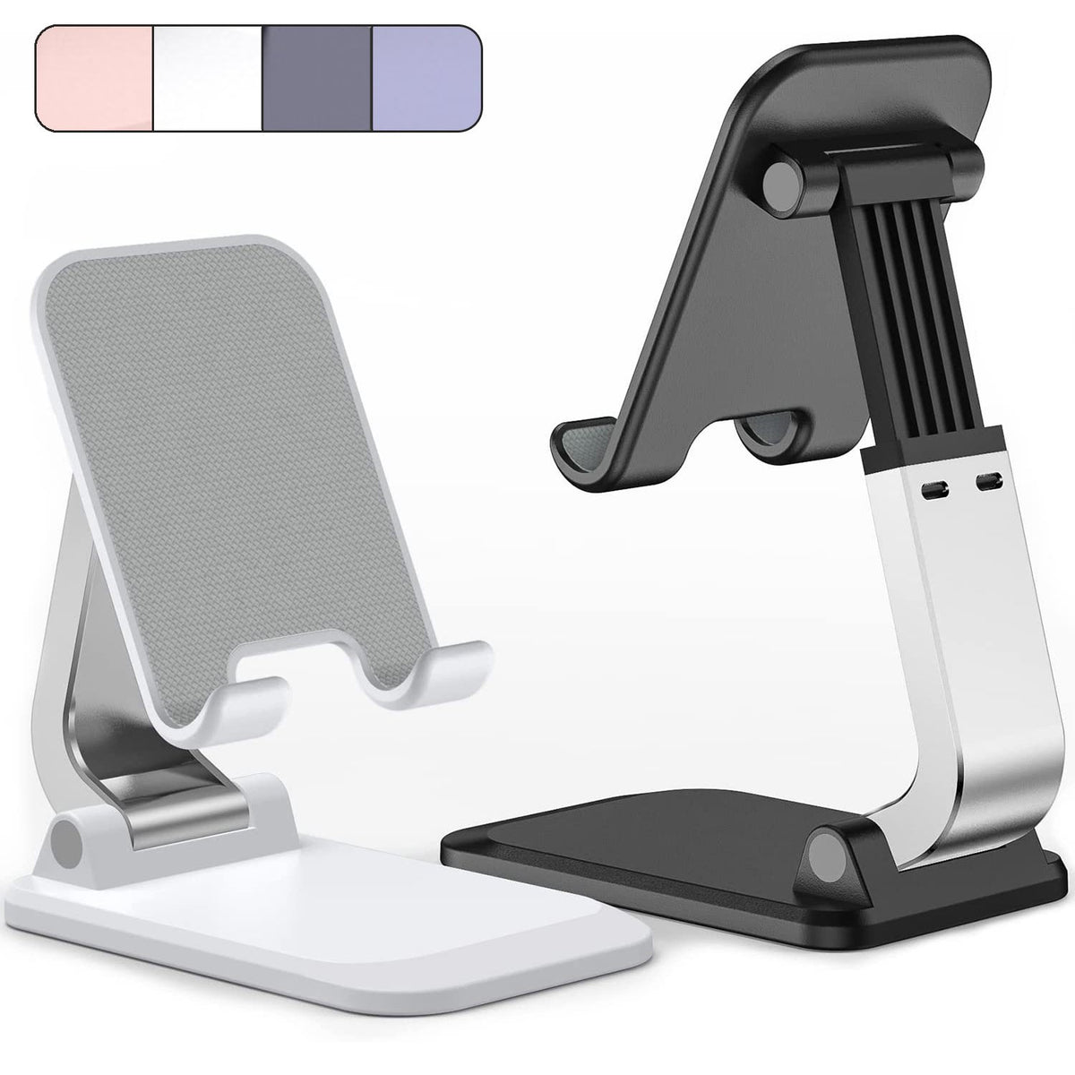 Cell Phone Stand for Desk, Foldable Phone Holder Height Angle Adjustable, Compatible-PA00548-Veeddydropshipping