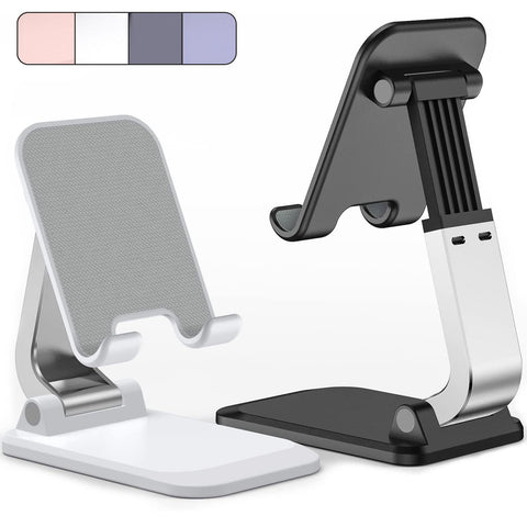 Cell Phone Stand for Desk, Foldable Phone Holder Height Angle Adjustable, Compatible-PA00548-Veeddydropshipping