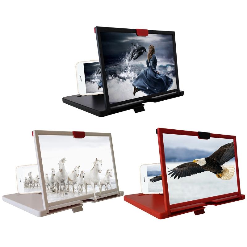 J60A 3D Mobile Phone Screen Magnifier Amplifying Stand Movie Portable Foldable-PA00726-Veeddydropshipping