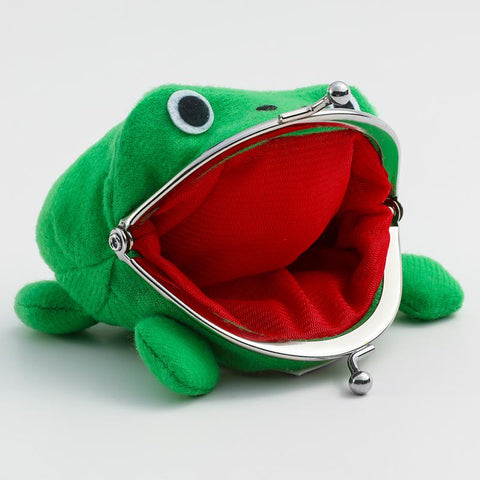 Purse Key Chain Cute Plush Frog Cartoon Cosplay Purse-BS00574-Veeddydropshipping