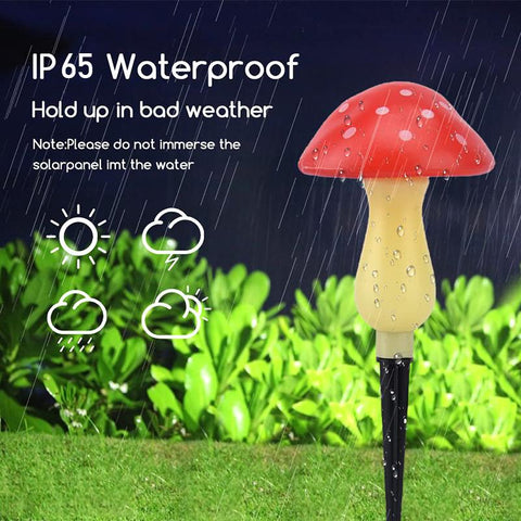 Solar Mushroom String Lights Smart Light Sense Garden Lights Outdoor-TI00832-Veeddydropshipping