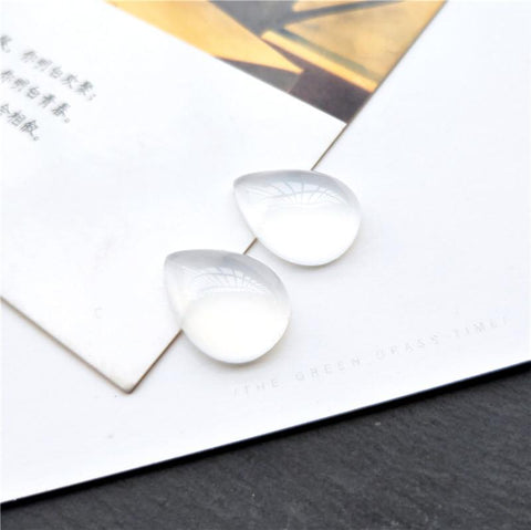 Colorful Water Drop Resin Faux Cat Eye Cabochon Bead Fit DIY -JW01629-Veeddydropshipping