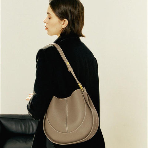 capacity cowhide Genuine leather Crossbody bags for women-BS00161-Veeddydropshipping