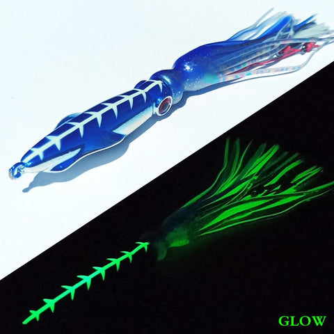 1PC Metal Head Octopus Skirt Fishing Jigging Lure 60g100g120g150g200g Artifial  -OS00499-Veeddydropshipping