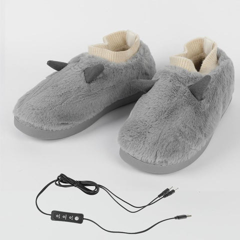 Shoes Plush Warm Electric Slippers Feet Adjustable-BS01228-Veeddydropshipping