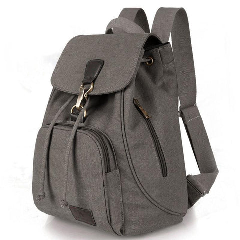 Cotton Women Travel Bag Fashion Drawstring Laptop School Bags-BS00061-Veeddydropshipping