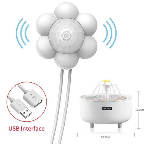 Automatic Circulation Filter Cat Water Fountain-HA01459-Veeddydropshipping