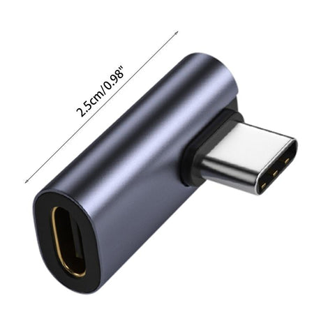 90 Degree USB C Adapter 90 Degree Right Angle Extender 3.1Gbps Low Profile-CE00142-Veeddydropshipping