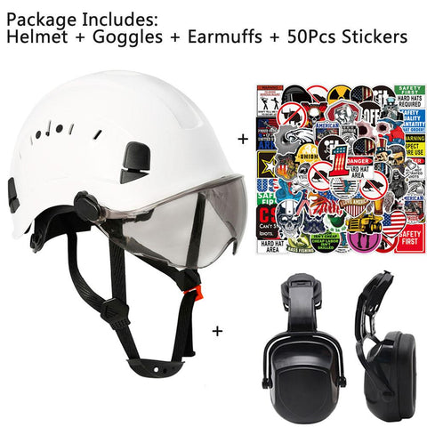 Safety Helmet with  Construction Hard Hat-CO00679-Veeddydropshipping