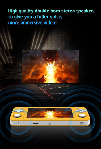 ANBERNIC RG505 Retro Handheld Game Console 4.95 inch OLED Touch Screen -CE01402-Veeddydropshipping