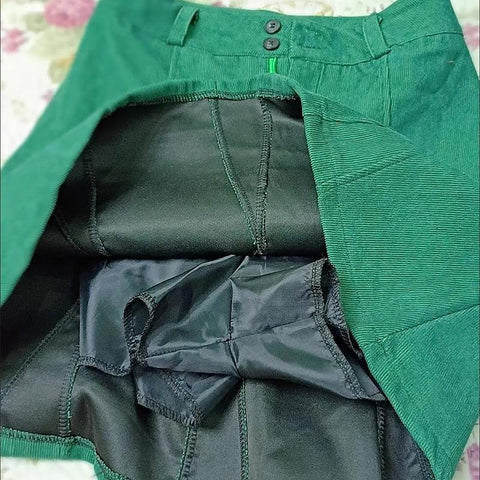 Casual High Waist Large Size Short Skirts-WF00549-Veeddydropshipping
