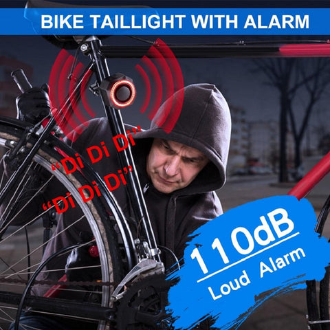 Taillight Anti Light   Bike Alarm Tail Lamp-CO00697-Veeddydropshipping