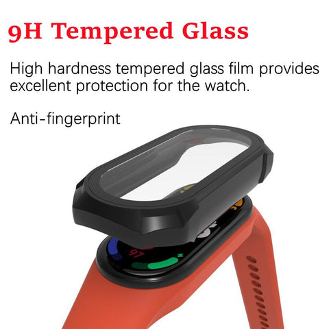 3D Screen Protector Glass Case For Xiaomi Mi Band 7 6 NFC 5 4 Bracelet -CE00684-Veeddydropshipping