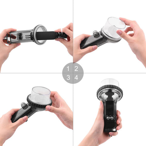 Underwater Diving Waterproof Housing Case for DJI Osmo Pocket 1/2 Stabilizer -CE00431-Veeddydropshipping
