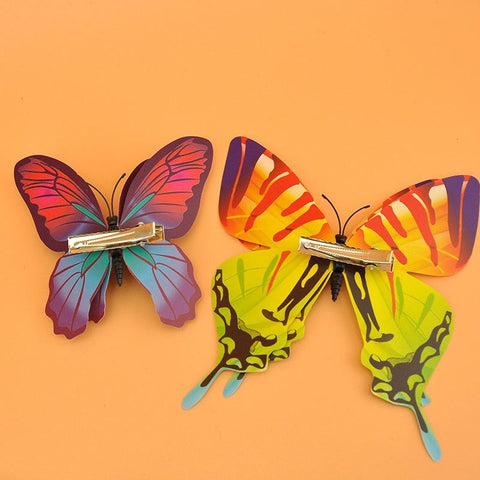 12/15pcsButterfly Barrettes Hair Clips Pins Hair Jewelry -JW00526-Veeddydropshipping