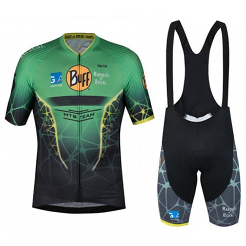 Buff Mountain Bike Team Cycling Jersey Set Men Summer Cycling Road Sport Short -OS01147-Veeddydropshipping