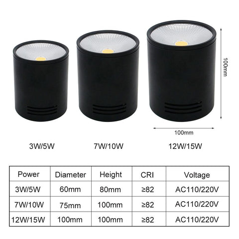 LED Down light Dimmable Surface Mounted-TI00374-Veeddydropshipping