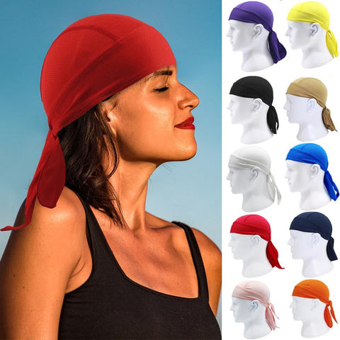 Quick Dry Pure Cycling Durag Head Scarf Summer Men Running Riding Bandana-OS01061-Veeddydropshipping