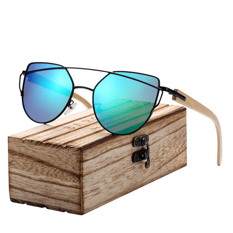 Polarized Sunglasses Wood Women Sun Glasses-WF01296-Veeddydropshipping