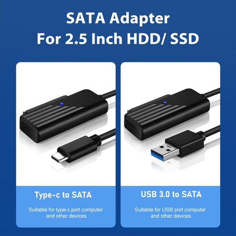 SATA to USB 3.0 Adapter Type C to  Cable 5Gbps High Speed Data Transmission -CE00005-Veeddydropshipping