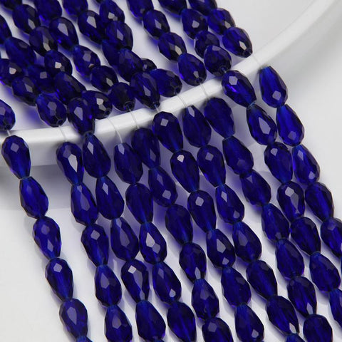 Spacer Water Drop Beads Shine Glass Crystal Bead-JW01496-Veeddydropshipping