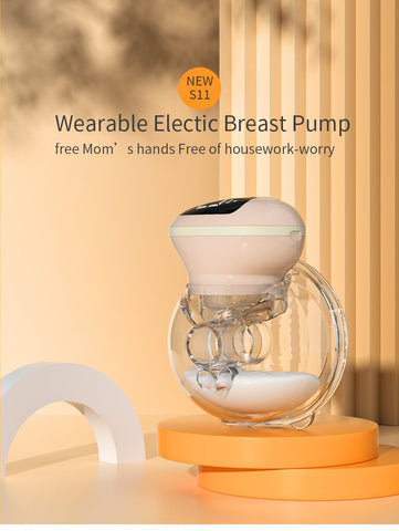 Portable LCD Electric Wearable Breast Pump Automatic Hands-free Silent-TB00663-Veeddydropshipping