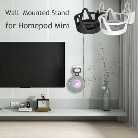Wall Mount Stand for Homepod Mini Space Saving SmartSpeaker Outlet Cable -CE01161-Veeddydropshipping