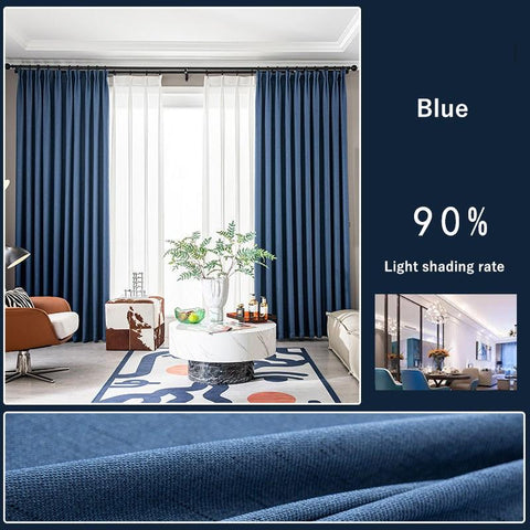 Height Curtain for Living Room Modern Grey Curtains-HA00552-Veeddydropshipping