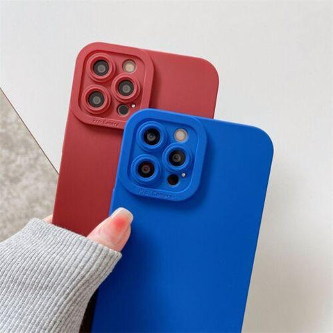 Case For iPhone 14 Pro Max 13 12 11 XS 8 7 SE Shockproof Silicone Cover Colours-PA00106+Veeddydropshipping