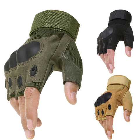 Outdoor Tactical Gloves Airsoft Sport Gloves Half Finger Military Men Combat Gloves -OS01191-Veeddydropshipping