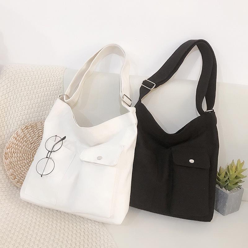 Handbags Student Canvas Casual Simple Messenger Crossbody Shoulder-BS00111-Veeddydropshipping