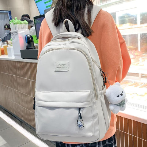 Backpack New Girl Travel Leisure School Bag Lady Nylon Cute Book-BS00042-Veeddydropshipping