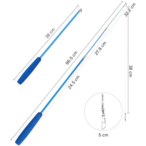 Retractable Cat Feather Toy Set-HA01377-Veeddydropshipping