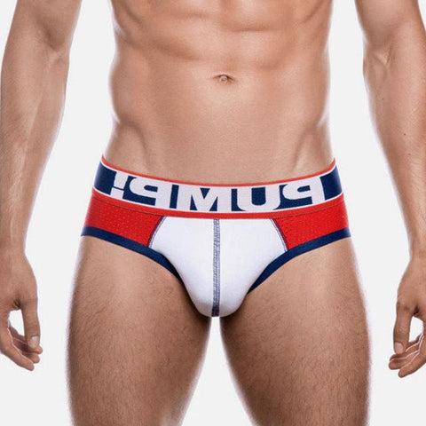 Bikini  Briefs Slip Cotton Mens Panties Breathable Gay-MF01554-Veeddydropshipping