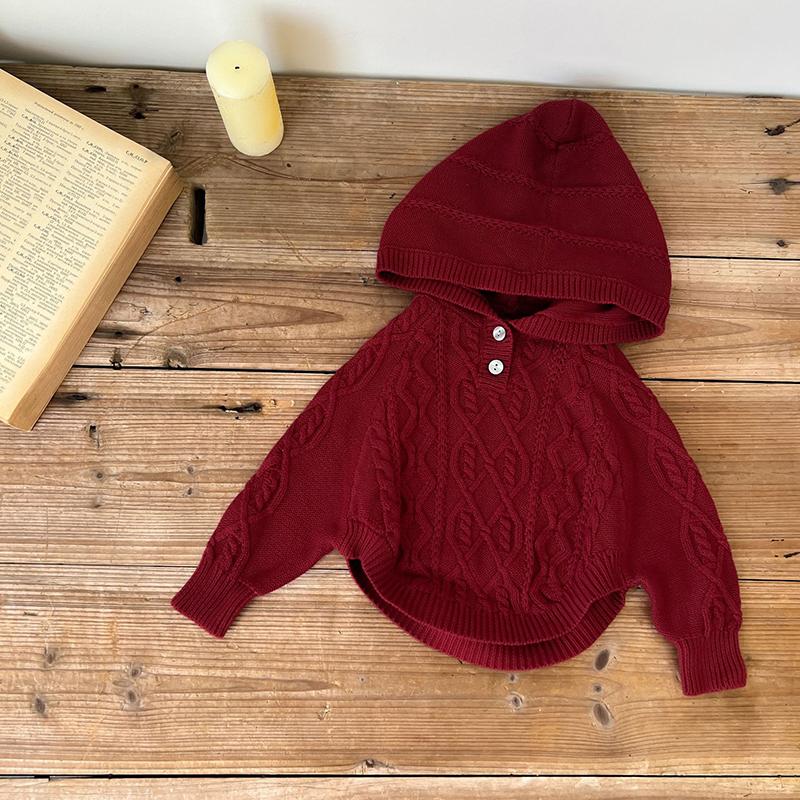 New Spring Autumn Infant Baby Girls Sweaters Boys Coat Hooded-Veeddydropshipping-3