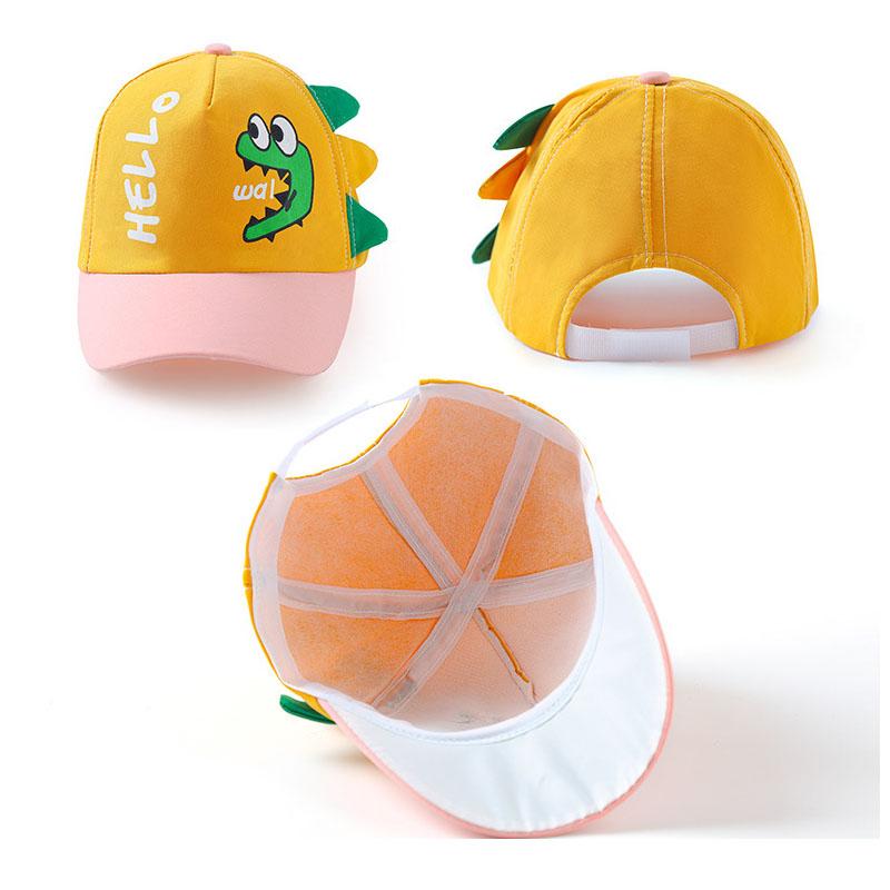Baby Baseball Cap for Boy Girl Cartoon Dinosaur Children Adjustable Sun-Veeddydropshipping-4