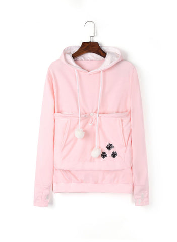 Sweatshirt Cat Lovers Hoodie Kangaroo Dog Pet Paw Dropshipping-TB01357-Veeddydropshipping