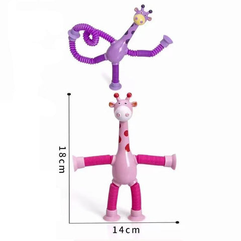 Animal Sucker Toys DIY Silicone Block Model Sucker Assembled Construction-TB01490-Veeddydropshipping