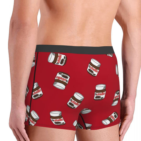 Briefs Men&#39;s Foods Cartoon Nutella Underwear Sweet Candy-MF01529-Veeddydropshipping